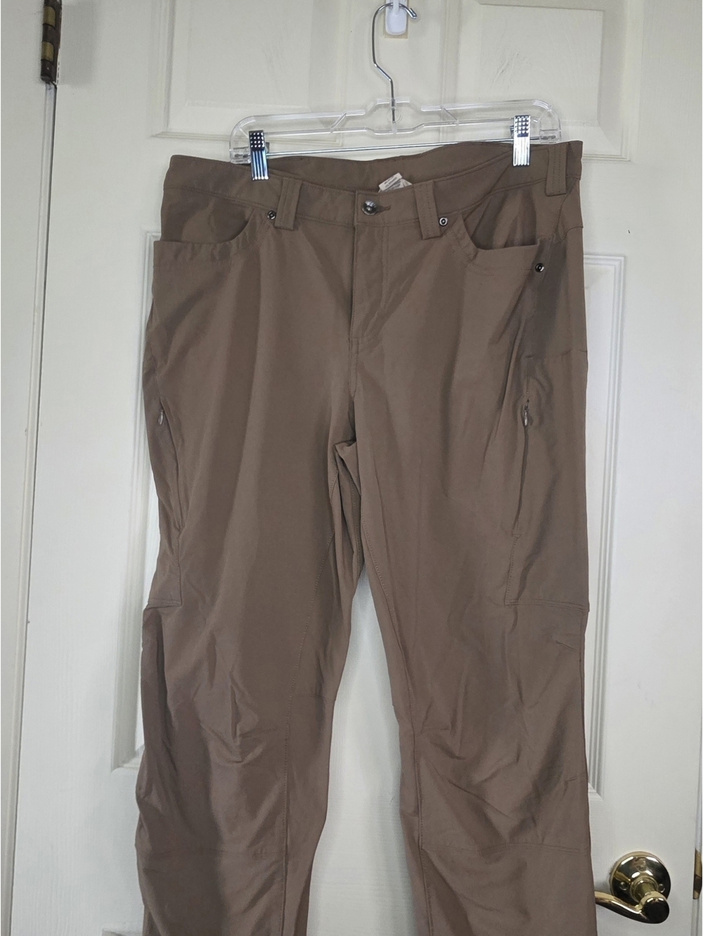 Duluth Trading Co. Women's Brown Stretch Nylon-Spandex Pants Size 16x31